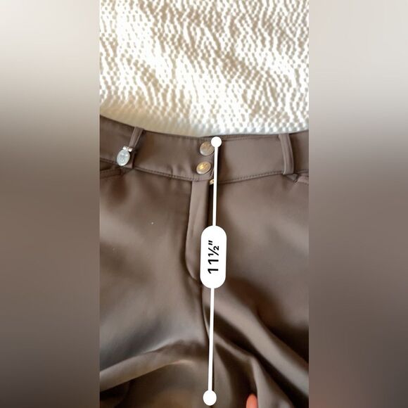 Pikeur Ciara Knee Patch Riding Breeches in Brown10 - Picture 13 of 15